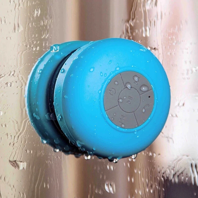 Hot Selling Waterproof BTS 06 Mushroom Wireless Speaker Waterproof  Stereo  Bathroom Shower Speaker  Outdoor Mini Box speaker