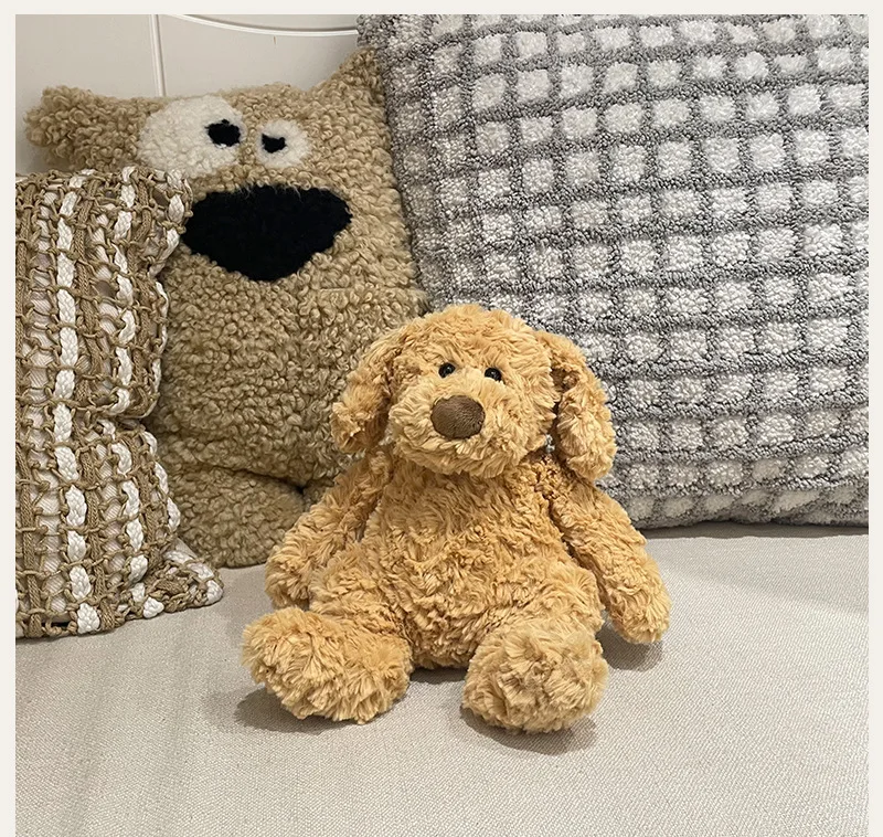 High Quality Wholesale Cute Brown Dog Stuffed Animal Plush Toys for Kids Accompany with Best Price