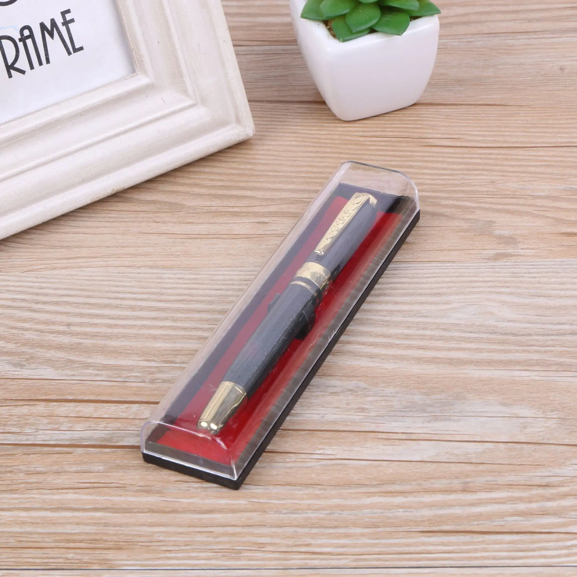 Chinese Factory Nice Quality Metal Slim Promotion Gel Pen Stylish Look Neutral Pen with Customized Logo Gift Gel Pen