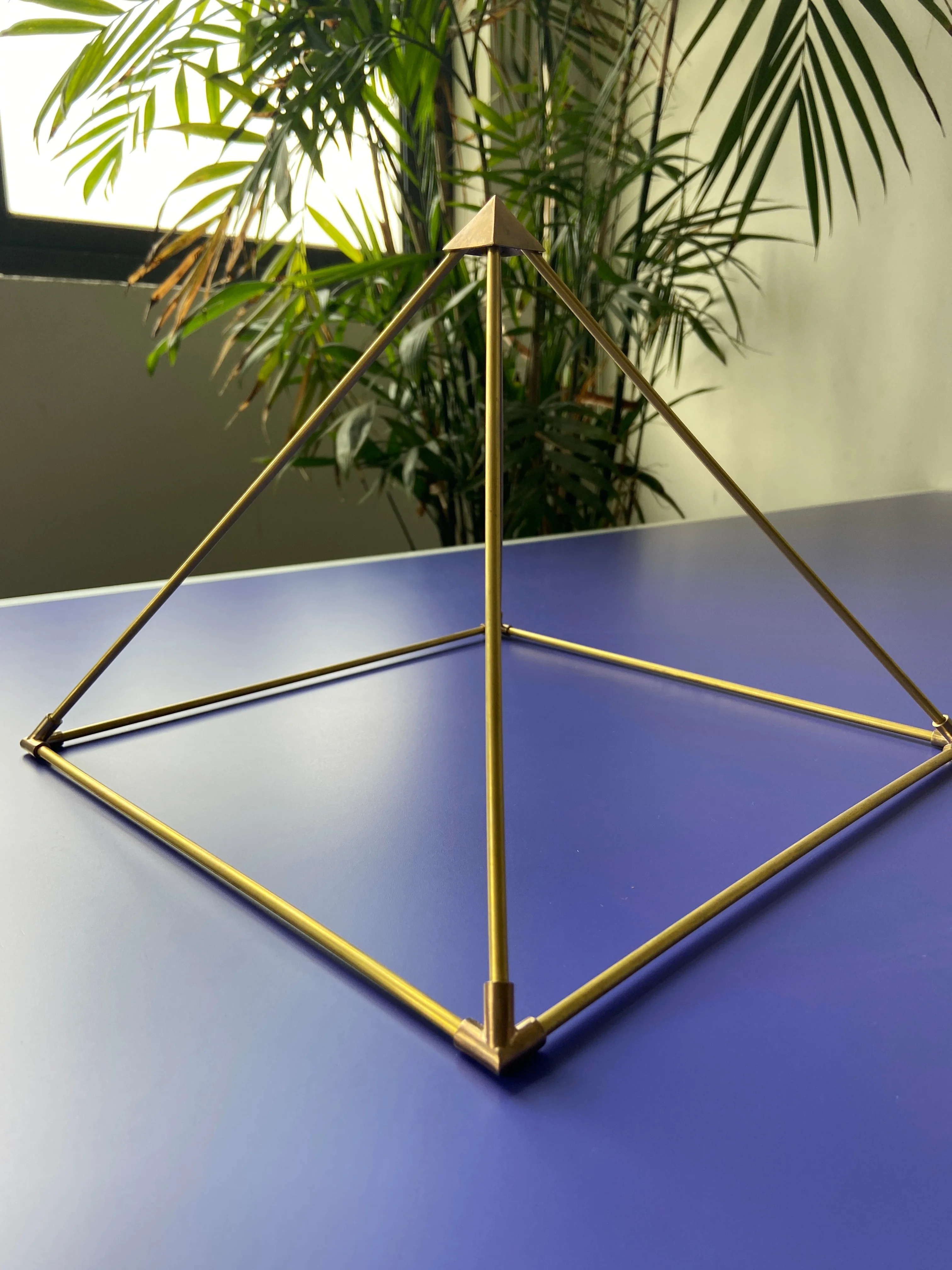 Copper Pyramid for Meditation Healing Energy Pyramid Meditation accessory
