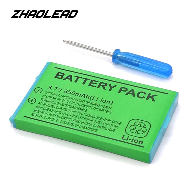 Zhaolead AGS-003 850 мА/ч, 3,7 в литий-ионная аккумуляторная батарея для Nintendo Gameboy SP GBA SP игровой набор перезаряжаемых аккумуляторов