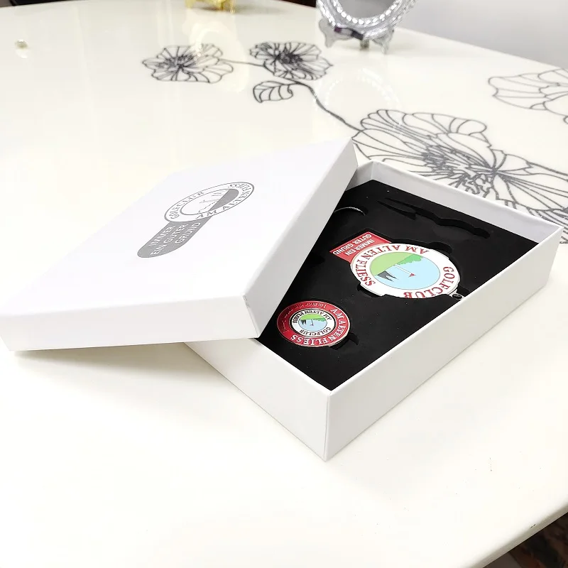 Custom Golf Divot Tool Hat Clip Poker Chip with Magnet Ball Marker Golf Ball Marker Custom Logo Blank Magnetic Golf Ball Marker