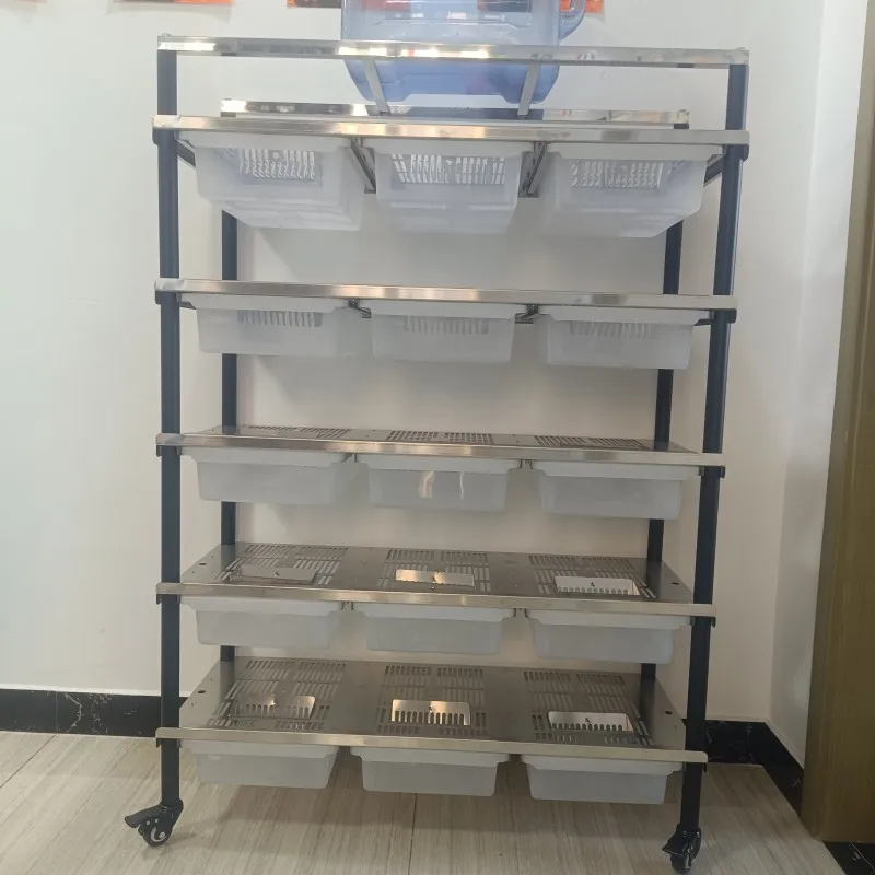 mouse breeding rack rat rodent plastic breeding cages with stainless steel rack system