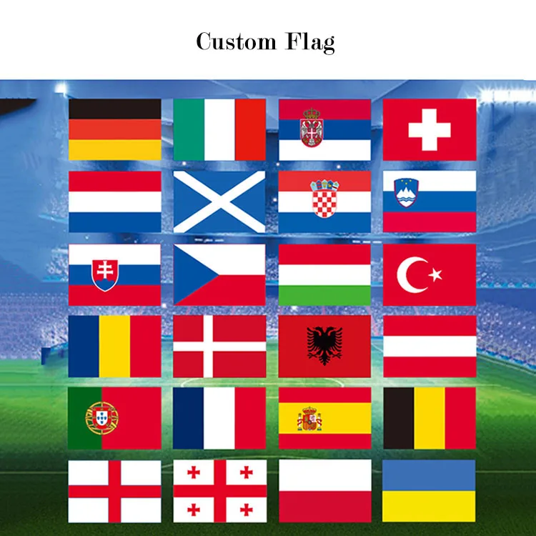 Custom size 60x90 90*150cm 2x3ft 3x5ft polyester france outdoor world all countries flag
