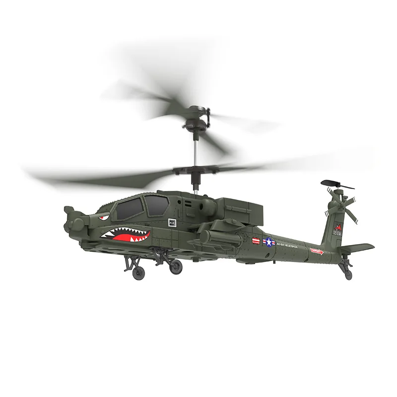 Вертолет 2024 syma rc S109G игрушечный из сплава 3.5CH электрический вертолет с дистанционным управлением военная модель вертолета