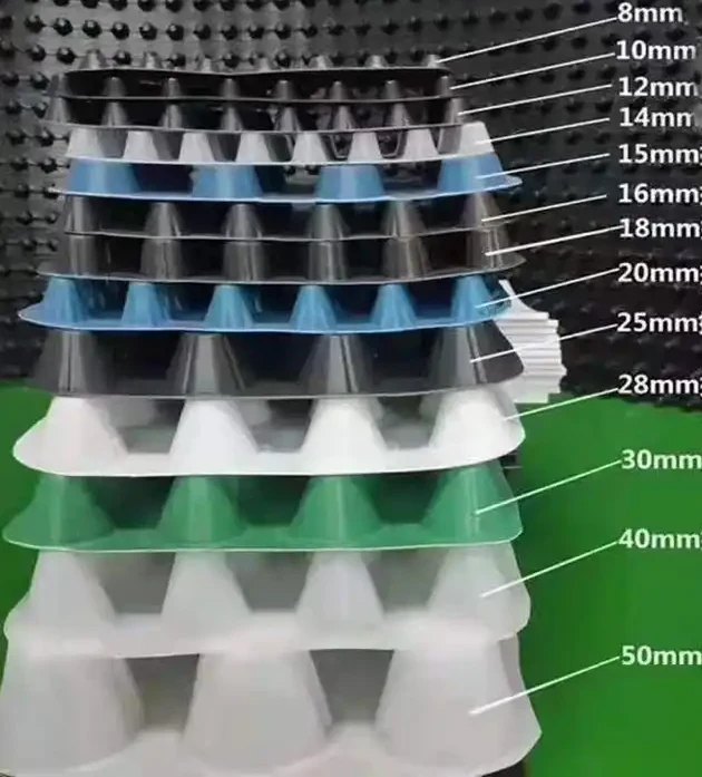 Лидер продаж водостойкий пластиковый лист дренажная доска из полиэтилена дренажный коврик HDPE ячейка