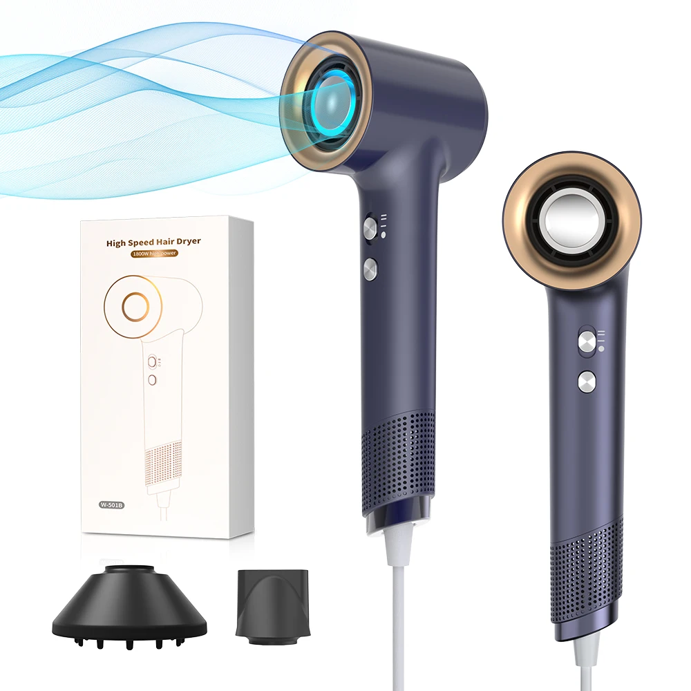 New Product Ideas 2024 Hair Fast Drying 110000rpm Ionic Brushless Hair Dryer Professional Salon Fast Dry Low Noise Blow Dryer