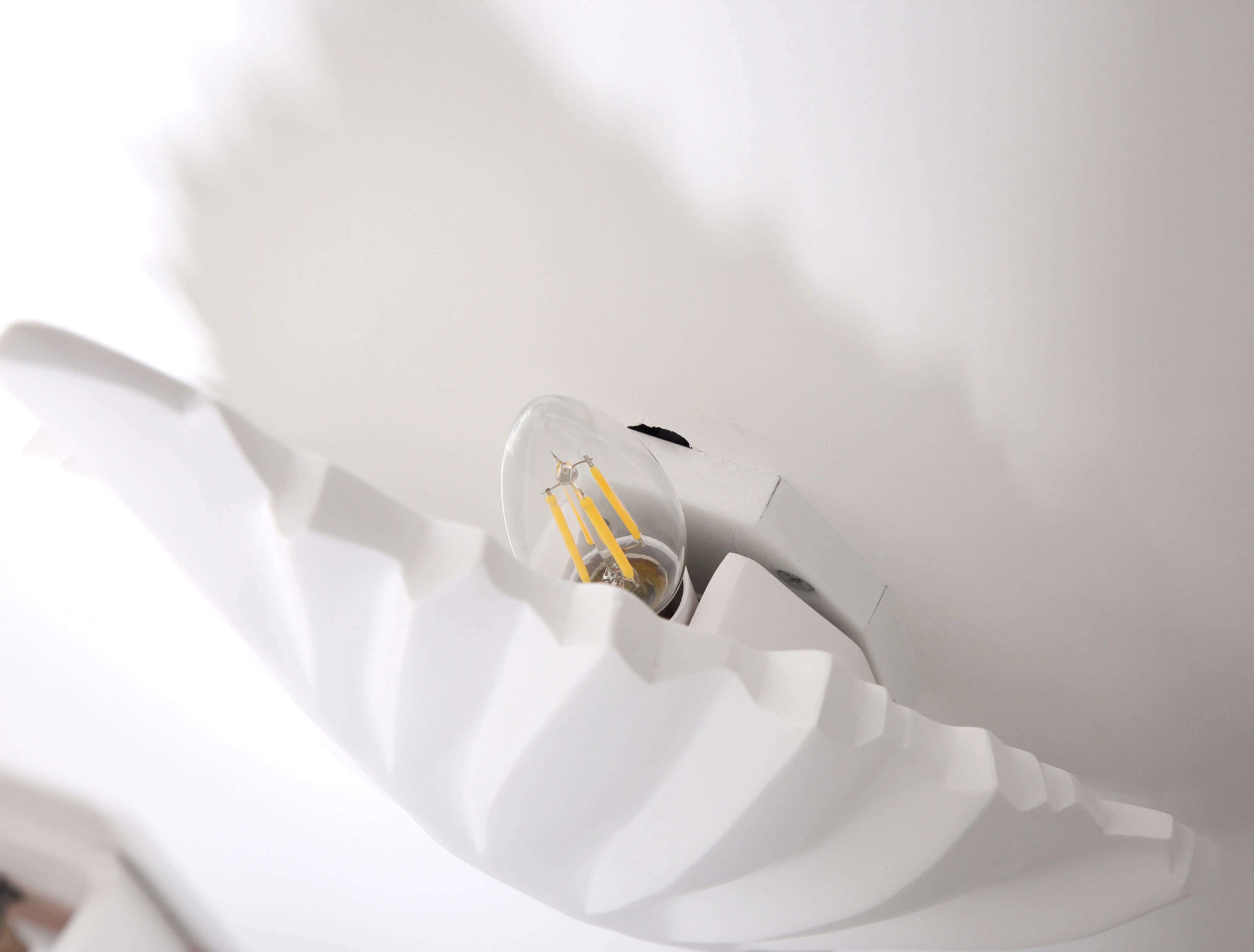 modern irregular shape art lighting indoor decorative 40w wall light