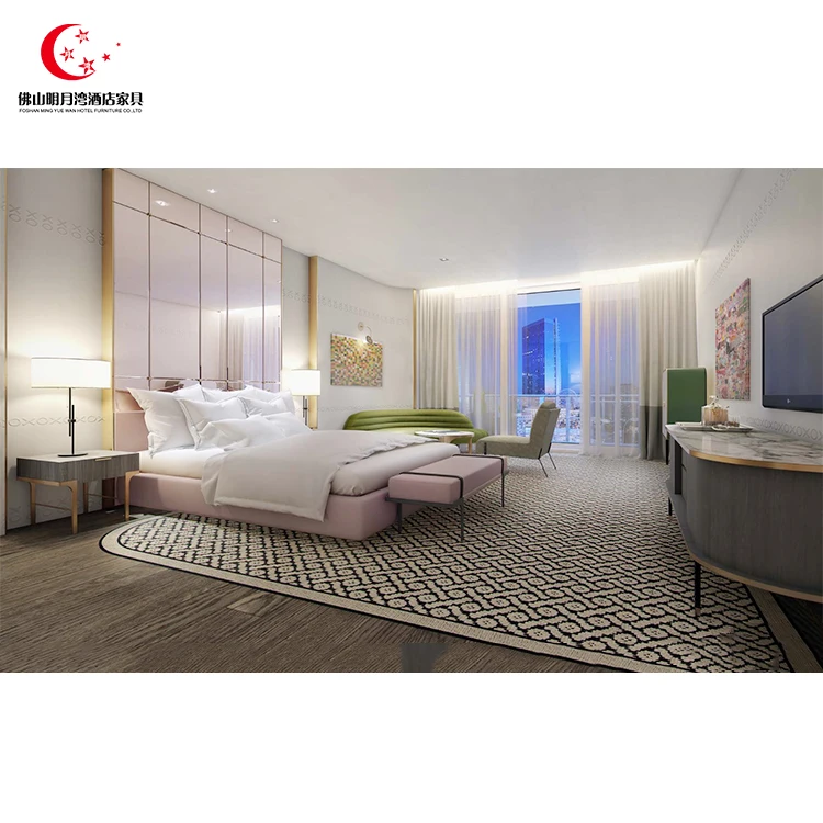 Wholesale price european style high quality custom hotel and apartment furniture bedroom sets queen size luxury