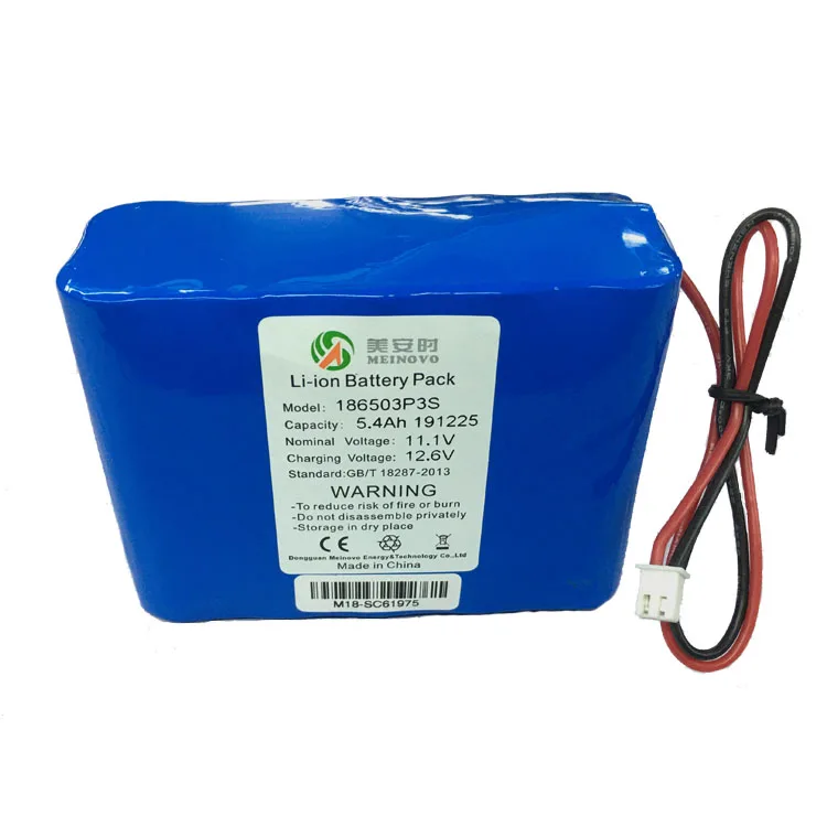 Hot Item Rechargeable 3S3P 11.1V 5400mAh Lithium Battery for LED Lighting Chauvet EZ Par 64