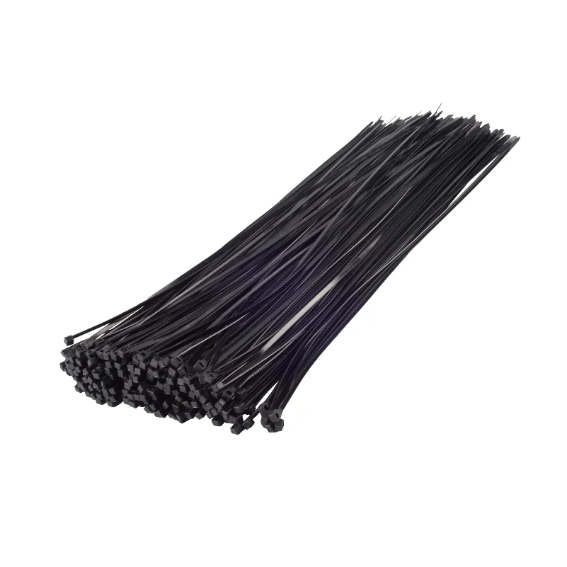 Plastic Nylon 66 Self-locking Cable Zip Ties 100pcs self-locking nylon reusable cable tie