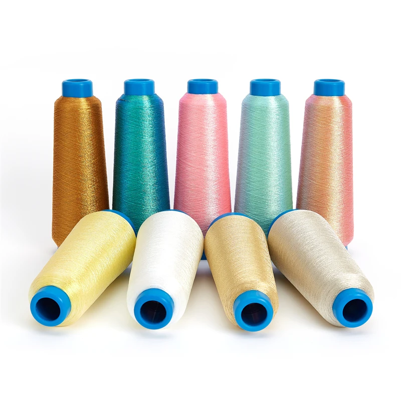 JR 2022 Latest 75D Ms ST type Super Magic Fantasy Color Metallic Yarn for Machine Embroidery