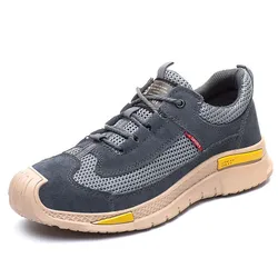 Best-selling Oil Slip Acid Resistant Work Shoes Cheap Leather Steel Toe Prevent Puncture Industrial Safety Shoes for Men