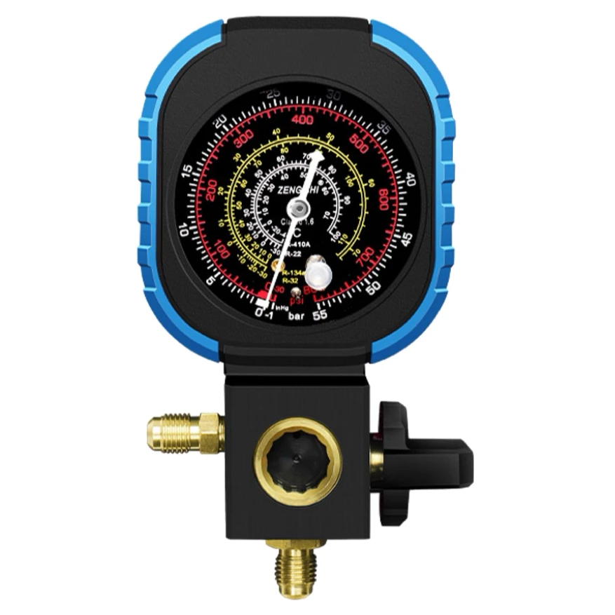 High Pressure Ball Valve Fluoridation Pressure Gauge Refrigerated Accessories Single Gauge Valve Air Conditioning Tools