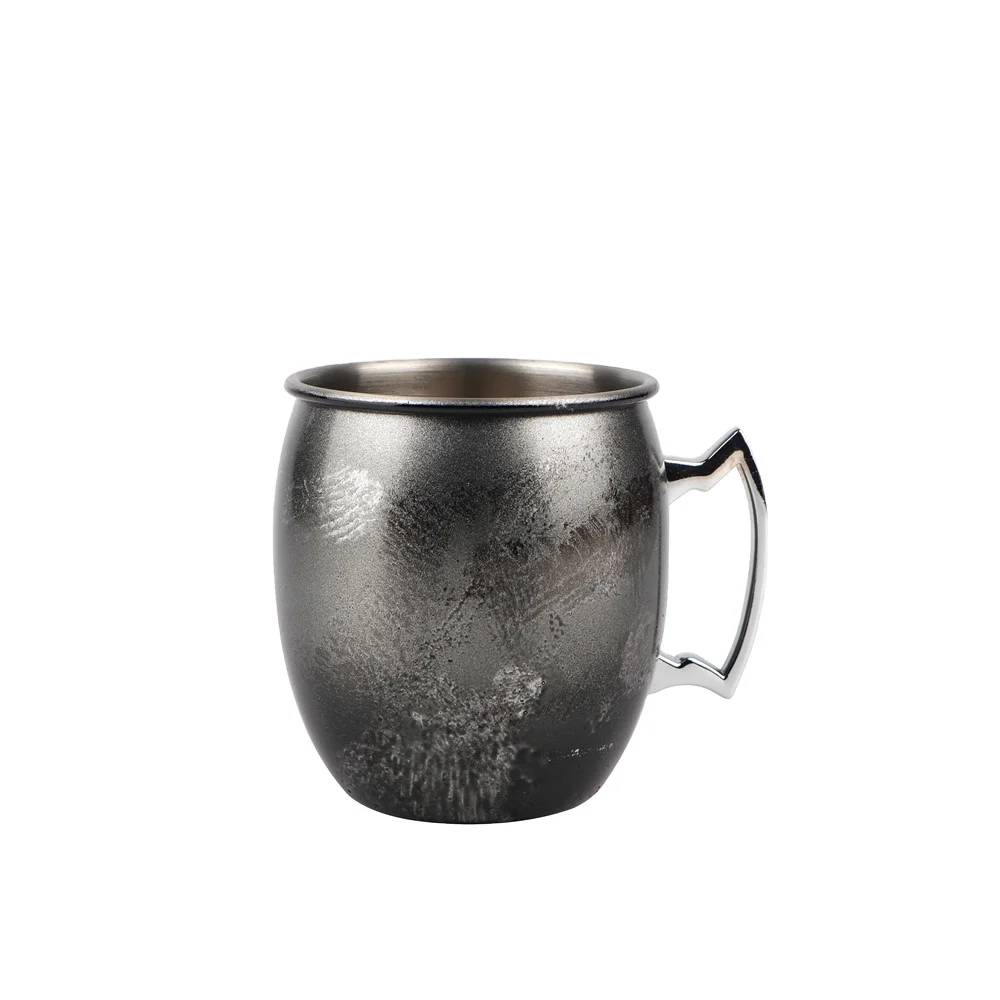 Wholesale Stainless steel Copper Moscow Mule Mug Cup Set