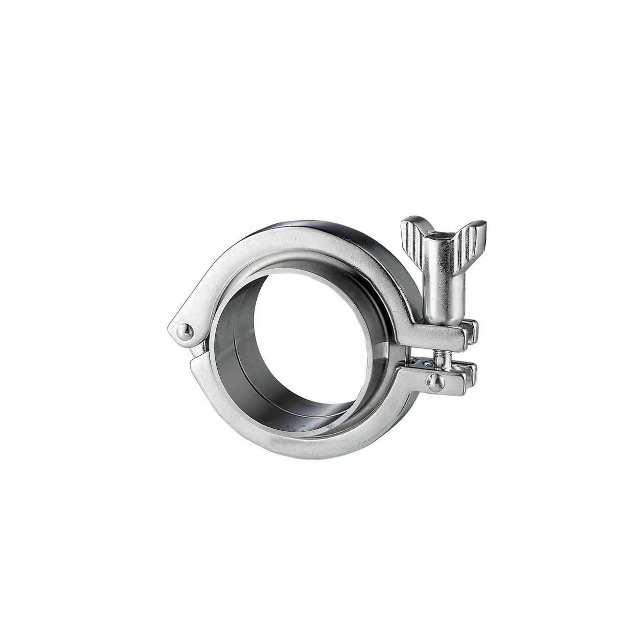 Sanitary SS304 316 Heavy Duty Stainless Steel Triclover Triclamp Weld Pipe Fittings Ferrule Tri Clamp