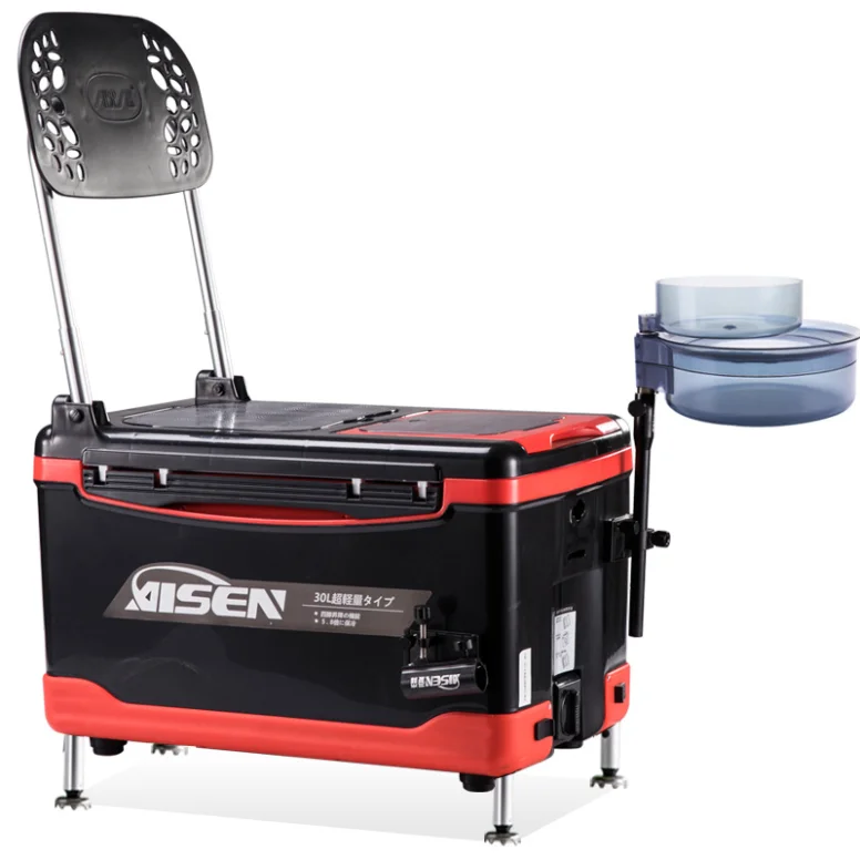 Best Quality Promotional Portable Multi-function Plastic Fishing Tackle Storage Boxes Fishing Seat Box