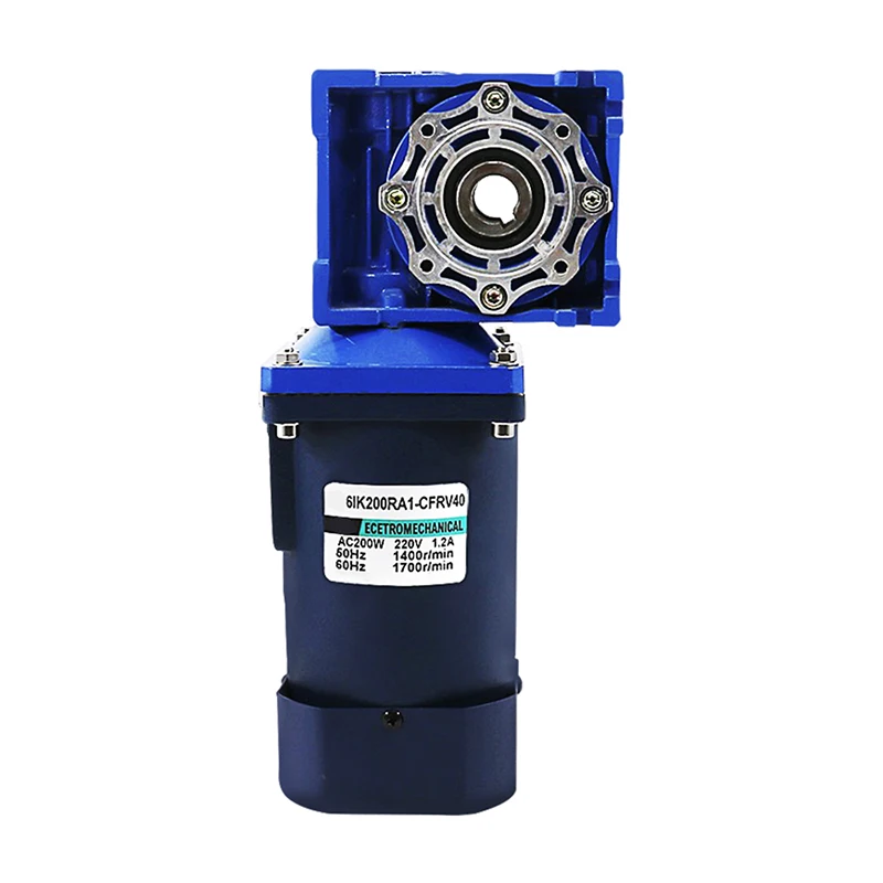 NMRV 40 food machinery industry low noise worm gearbox reducer for wide stage equipment worm geared motor