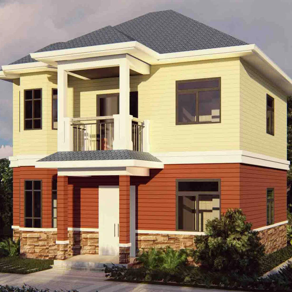 2020 Beautiful Prefab House Light Weight Steel Prefabricated Villa