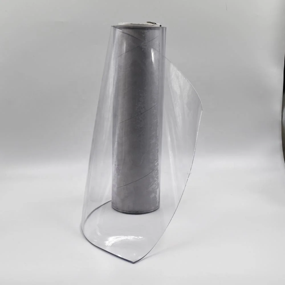 Low price 3mm Transparent clear pvc sheet roll door strip curtain