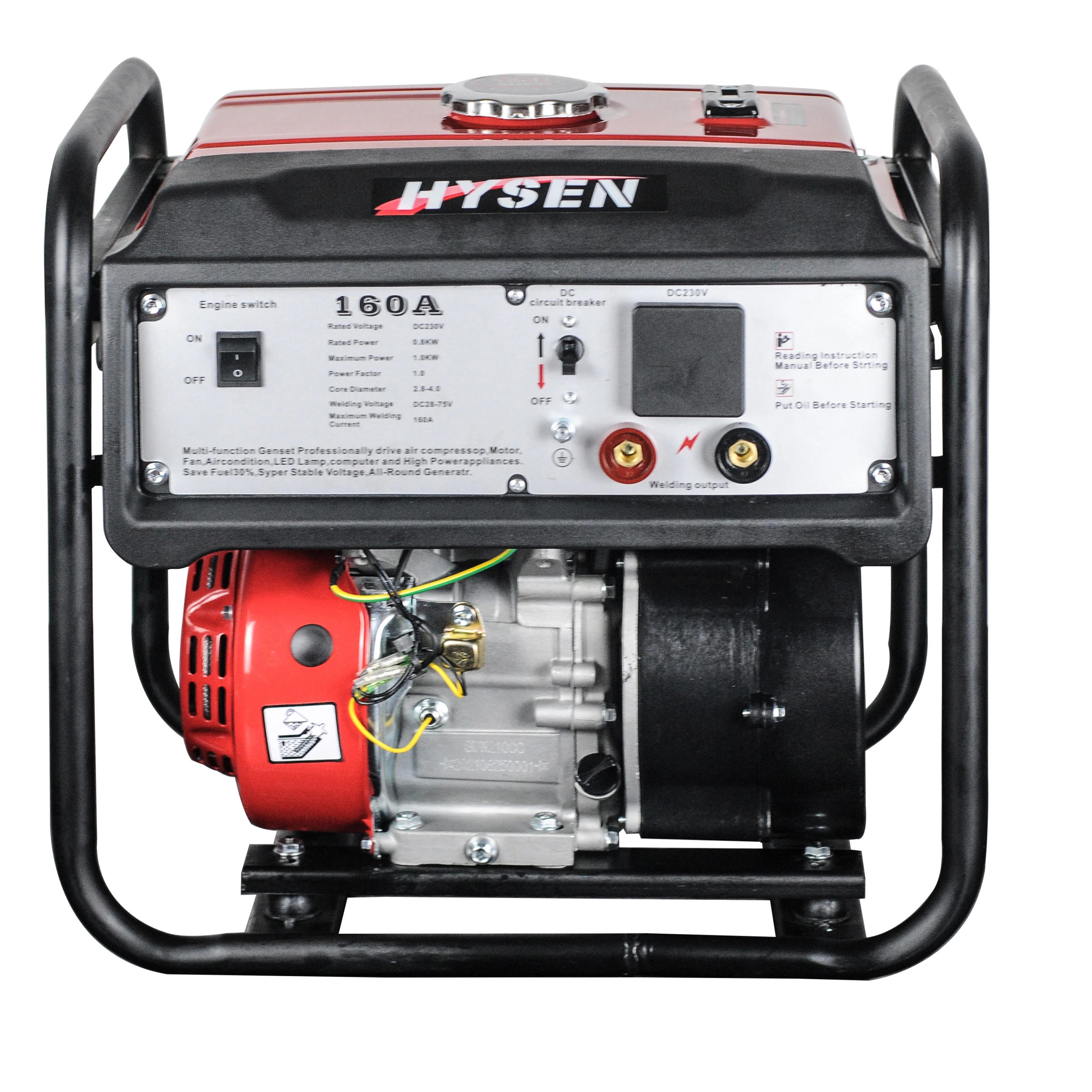 Power generation 1 kilowatt, welding 2.0-4.0 electrode, power generation and electric welding integrated machine