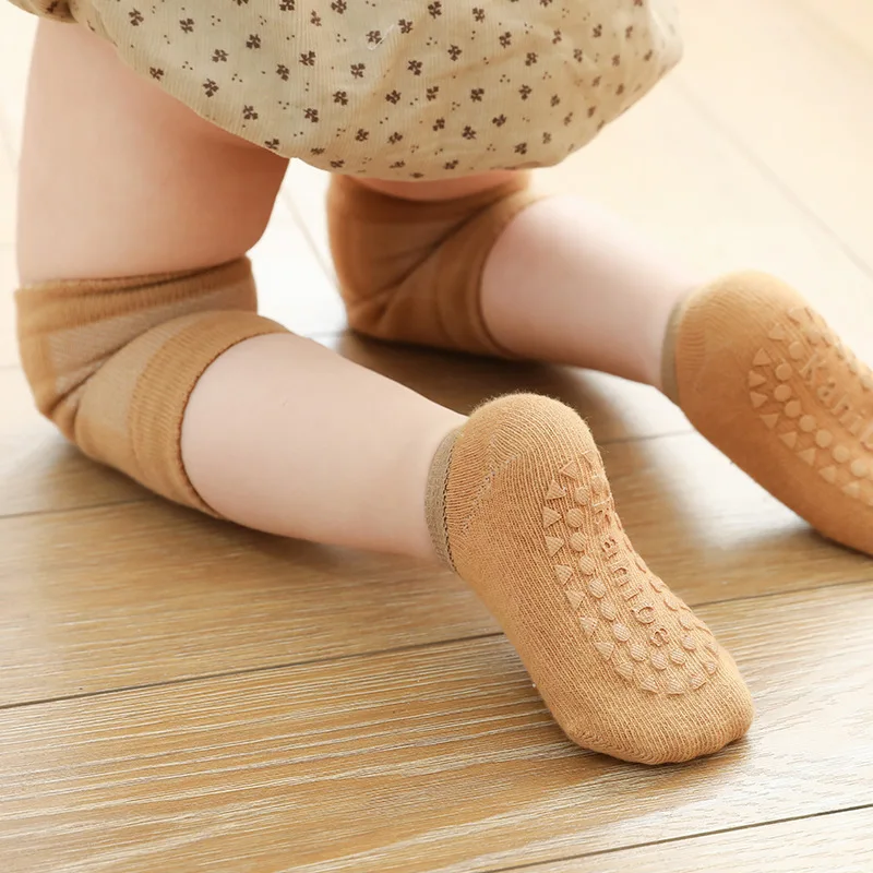 High Quality Newborn Baby Anti Slip Socks Set Knitted Baby Girl Socks With Grip