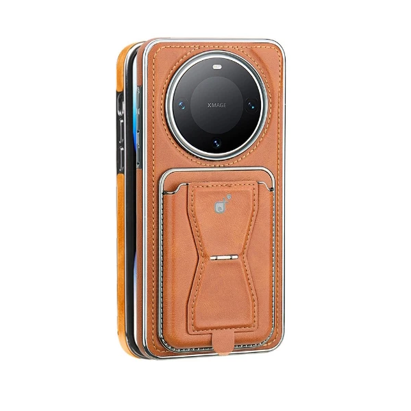 New design 2 in 1 function men popup wallet fully covered anti-fall phone case magnetic card holder for mobile phone