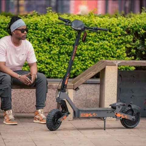 EU Warehouse Original Kukirin G2 Electric Scooter for Adult 800w 48V Folding E 55km Range 45km/h Dropship