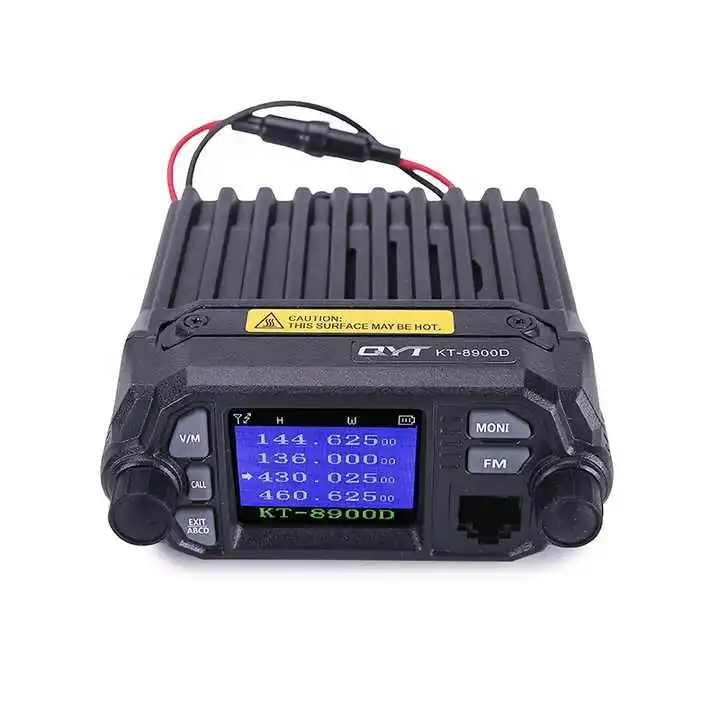 QYT KT-8900D Dual Band Mobile Radio Transceiver Ran Walkie Talkie with 20W Output for Vehicle Car Radio 136-174/400-480MHz