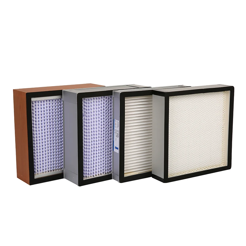 Large Laminar Flow Hood  Pleated H13 H14  HEPA Filter For Mushroom FFU 0.3 Micron 99.99% Clean Room