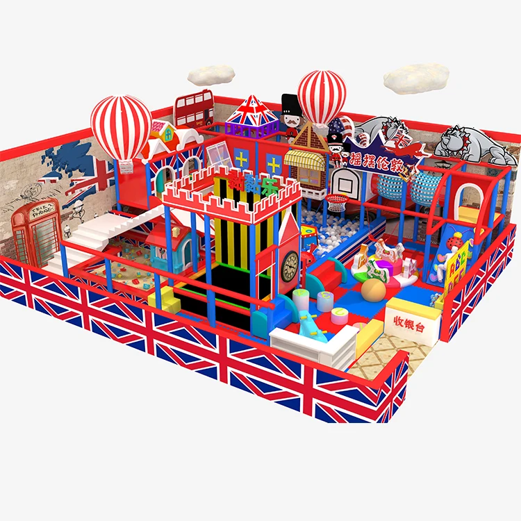 Kids indoor large playground indoor indoor tube slide playground