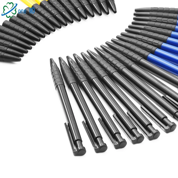 
Promotional customized logo multi color signed plastic bulk advertising gift ballpoint pens 