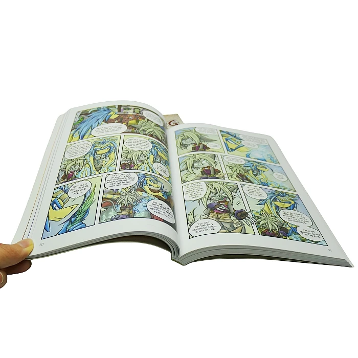 Manga comic book printing offset printer print on demand comic books manga books set