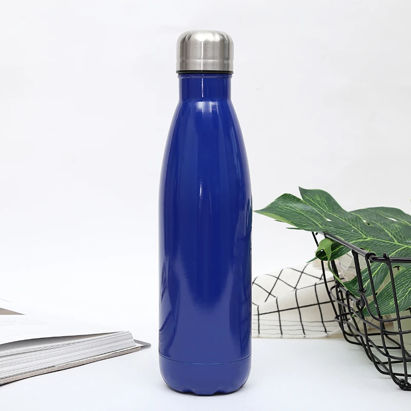 350 мл 750 мл 1000 мл матовая цветная бутылка колы из нержавеющей стали 17 унций 500 мл Термос Кола вакуумная колба