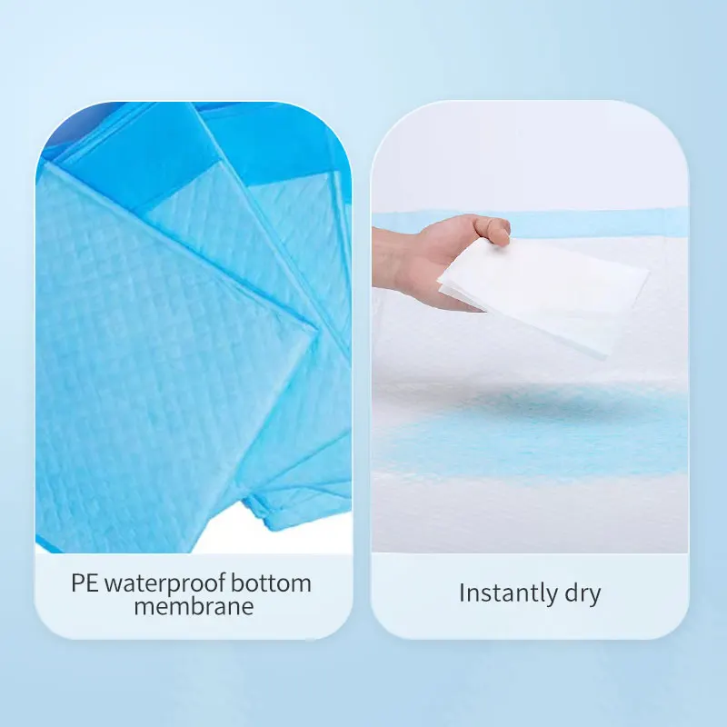 disposable incontinence bed pads heavy non-slip hospital bed pads for incontinence underp bed wetting disposable pad adhesive