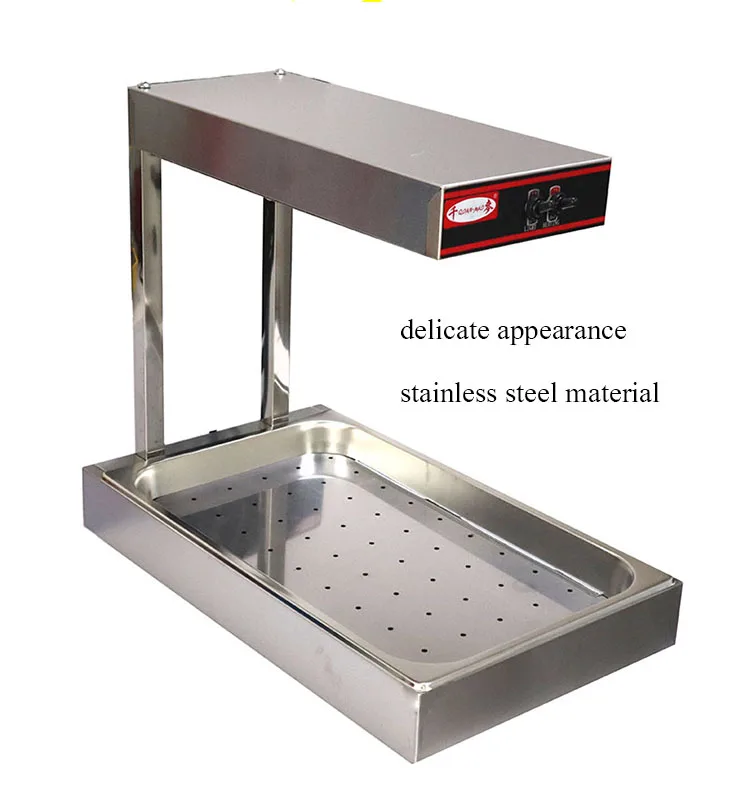 Commercial Electric Heating Insulation Cabinet Food Warmer Potato Chip Warmer Counter