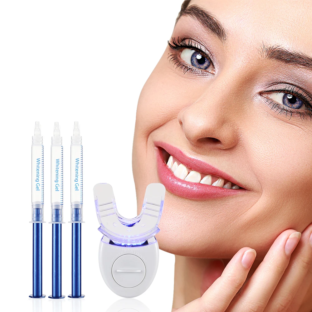 Private Label Advanced Smart LED Teeth Whitening Kit Oral Hygiene Dental Care Syringe Gel Zahn Bleaching Blanqueamiento Dental
