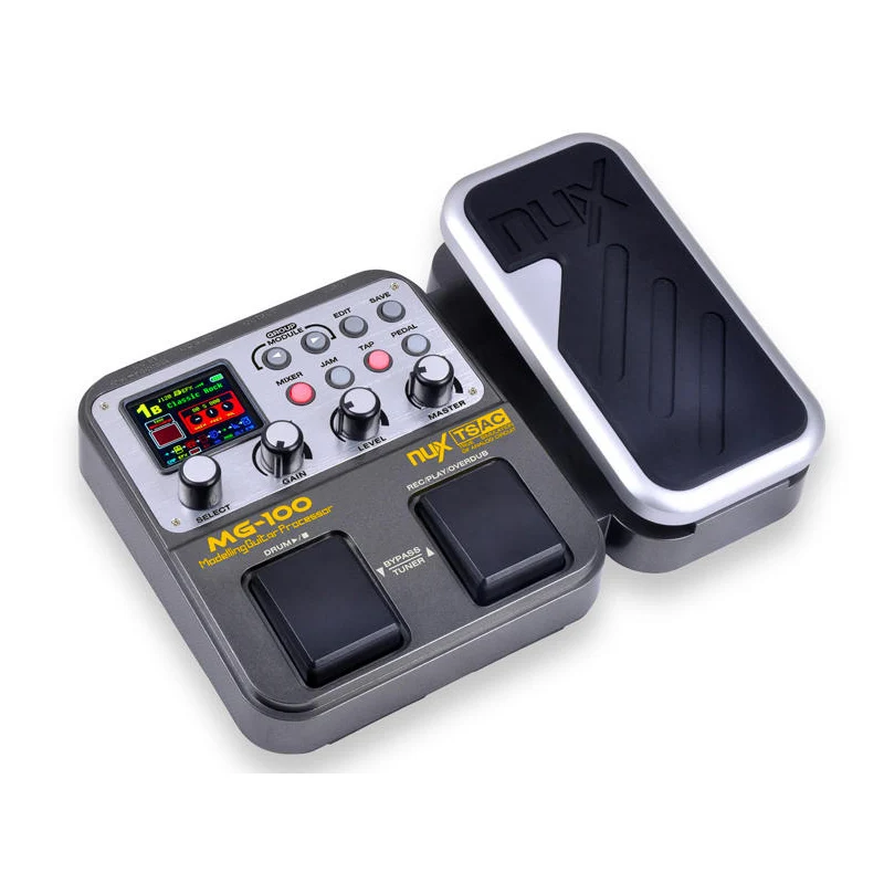 NUX MG-100 Multi-Effects Pedal Electric Guitar and Bass Loop Amplifier Tube Pedal
