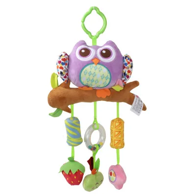 
Large Owl Plush toys wind chimes baby bed hanging 