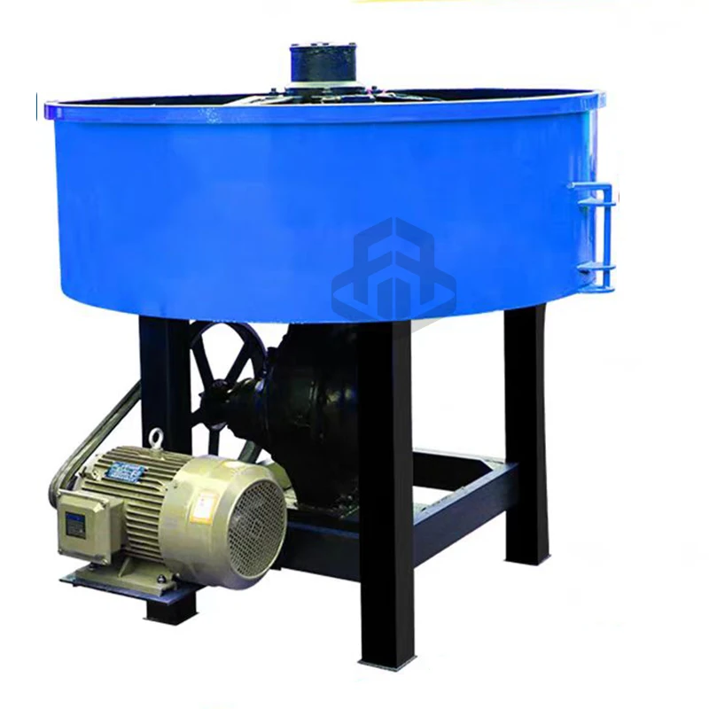 Pan Concrete Mixer/Vertical Simple Mixer Concrete machine/Mortar refractory use castable pan mixer