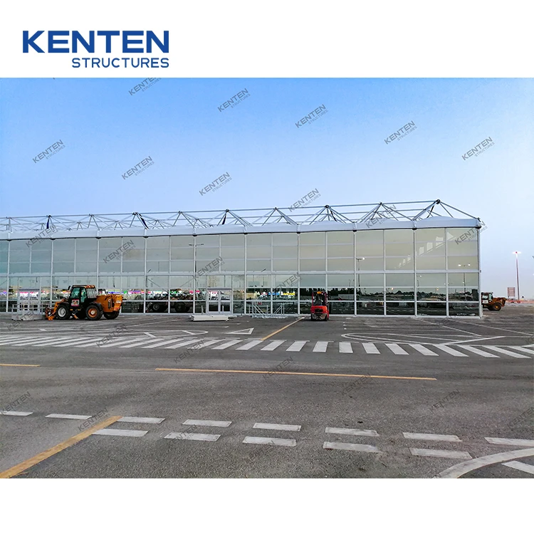 Outdoor tensile membrane structure delta portable modular prefab office building luxury aluminum tent for permanent events