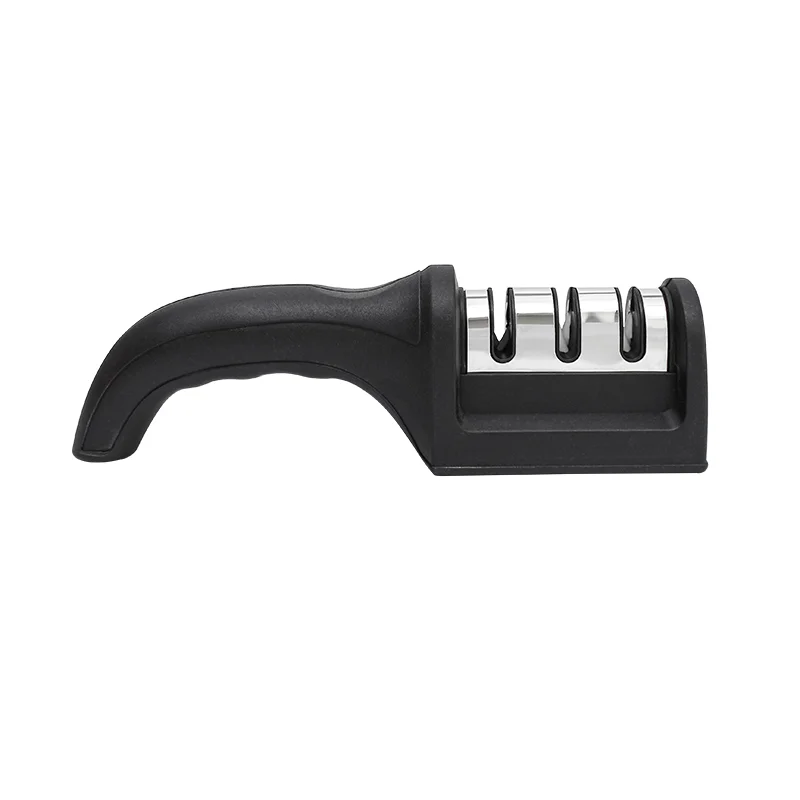 High quality manual knife sharpener 3 Stages knife scissors sharpener for kitchen