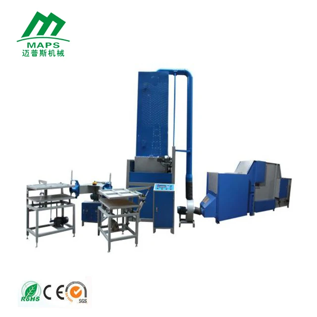 Semi-Automatic 11.45kw Fiber Pillow Cushion Making Filling Machine with CE