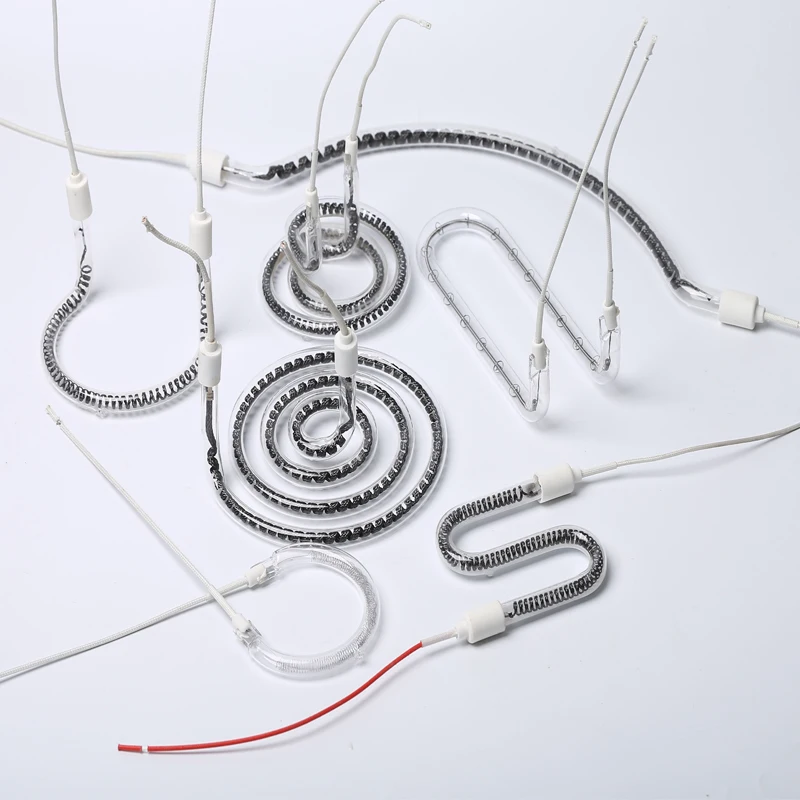 Carbon Fiber Filament IR Heating Element Lamps Infrared Tube