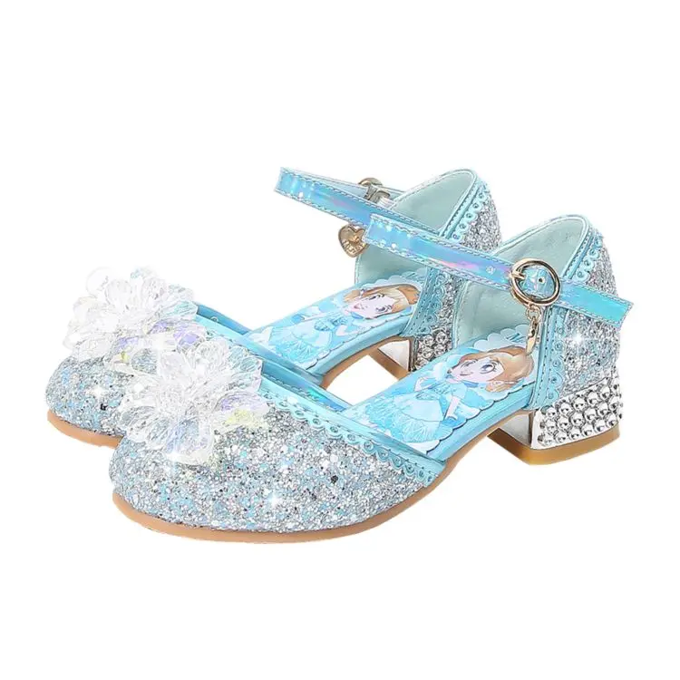 
Professional new tendon soles non slip not tiring feet crystal decoration girls sandals 