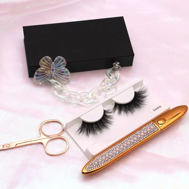 packaging box cluster made in korea tray eyelashes 20 paris 5mm siberian mink eyelash book