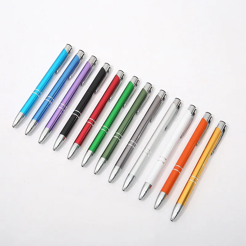 Wholesale Customized Logo Promotional Gift Metal Ball Pen Luxury School And Office Metal Ballpoint Pen