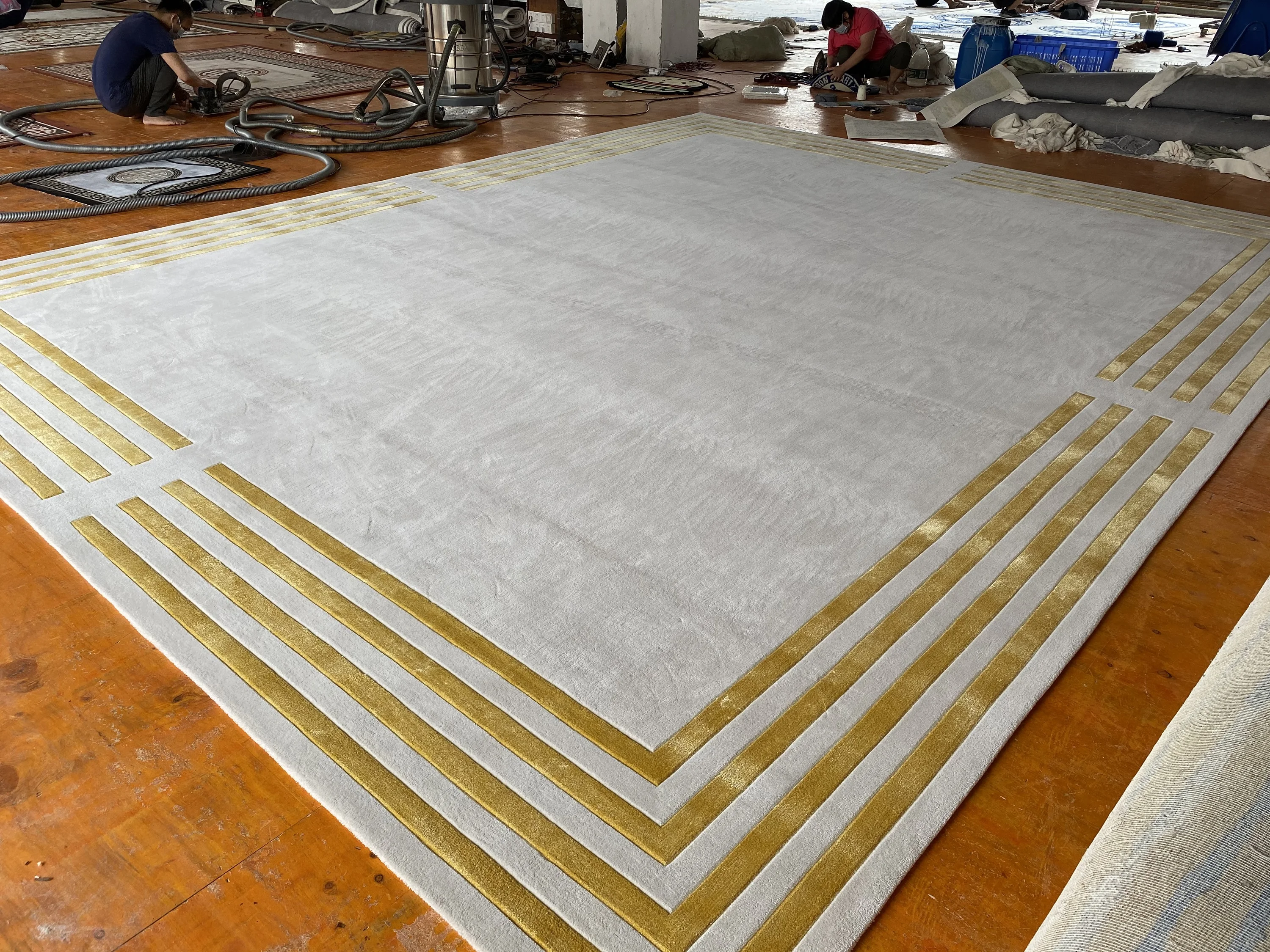 Chinese hand made hand tufted rugs luxury wool  carpets and rugs for hotel home living room