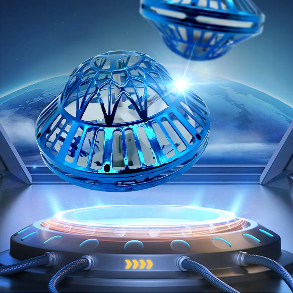 Wholesale Hand Operated Induction Interactive Ufo UFO Mini Drone The Ultimate Flying Spinner Fun Fly Ball