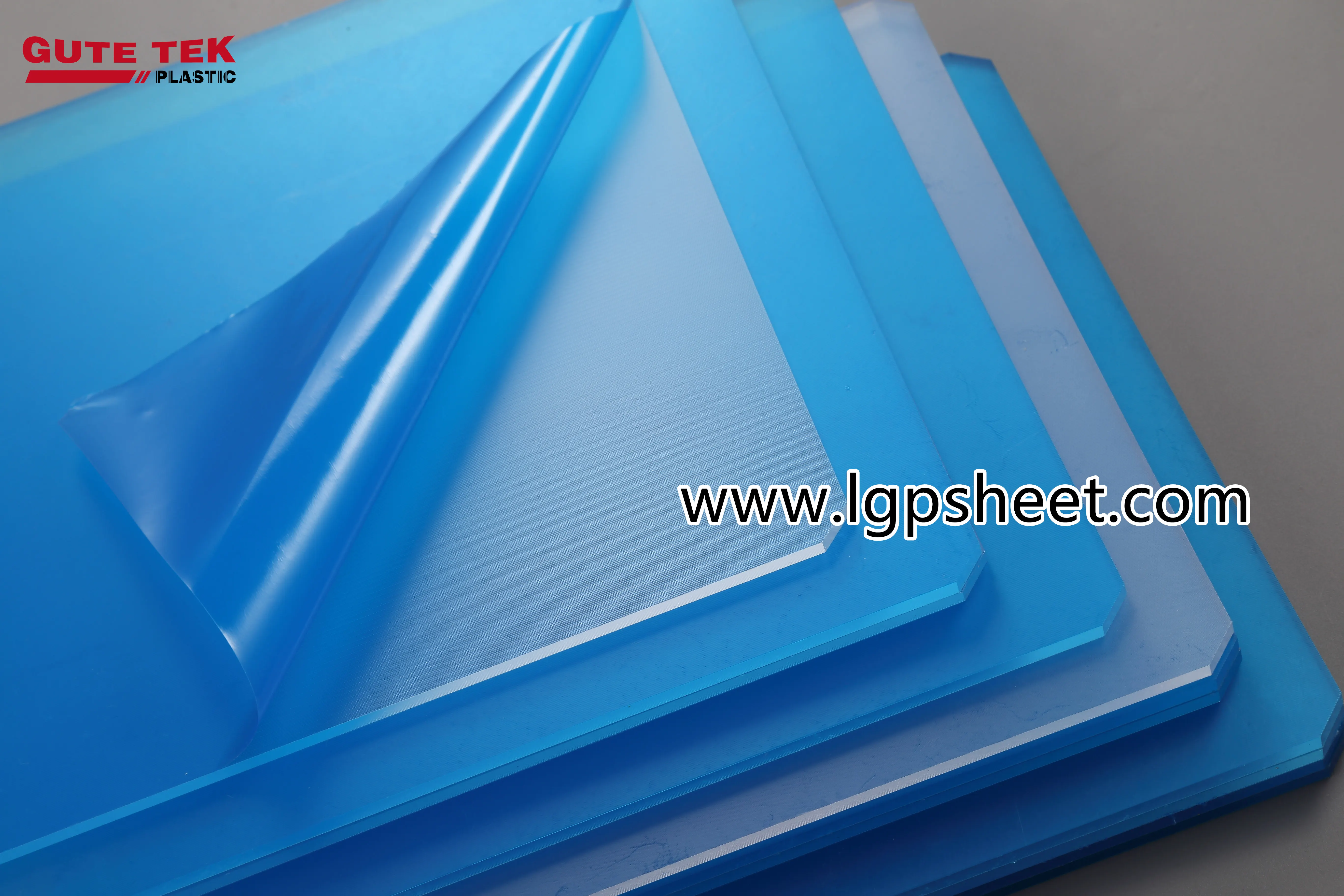 GUTE TEK PLASTIC optical grade ps sheets light guide plate transparent plastic polystyrene sheets